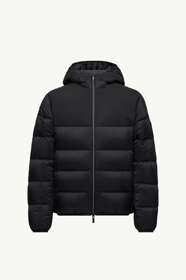Veumont Hooded Short Down Jacket Men Black Moncler 2
