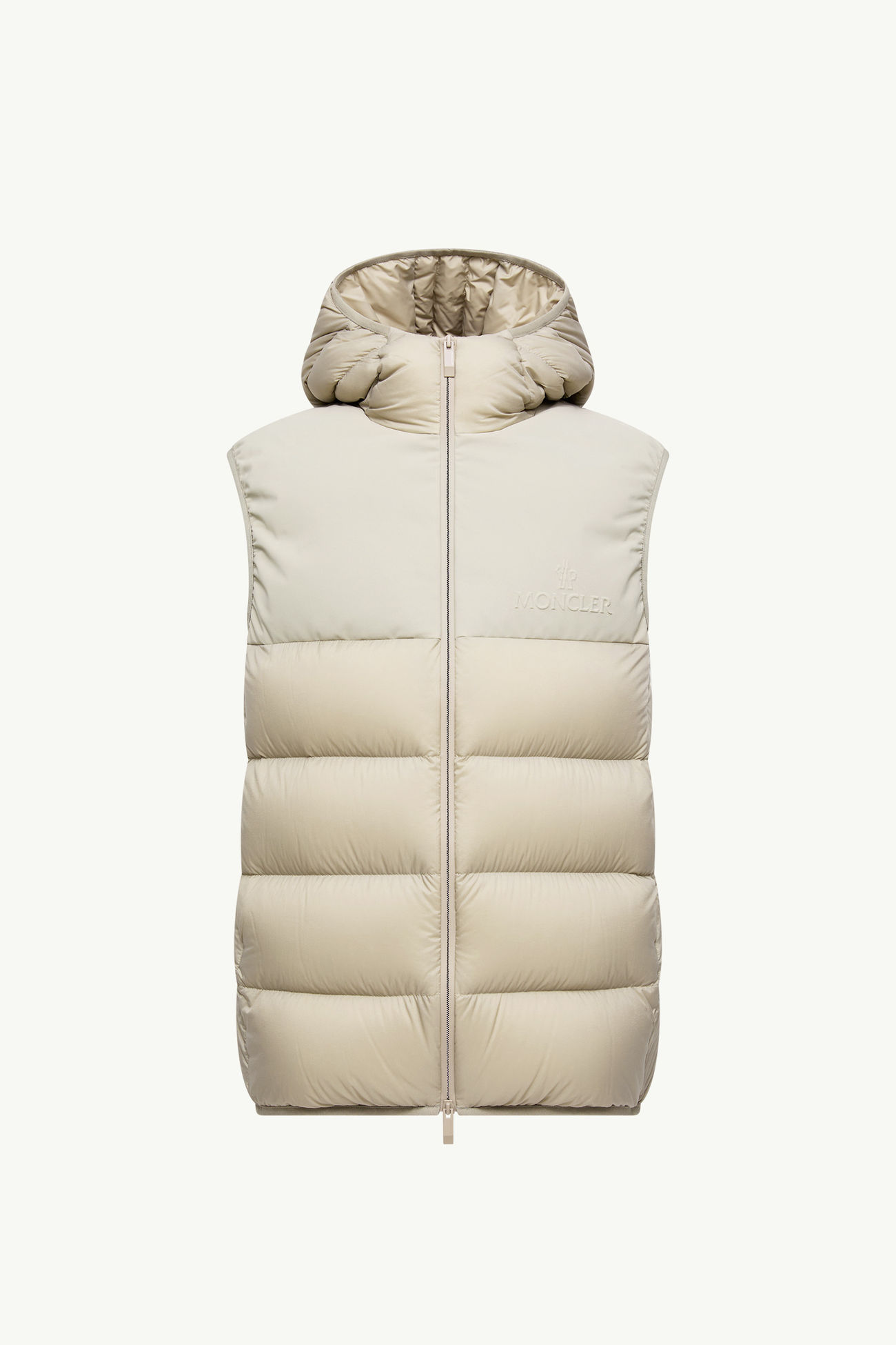 Bresse Daunenweste mit Kapuze Herren Hellbeige Moncler 2
