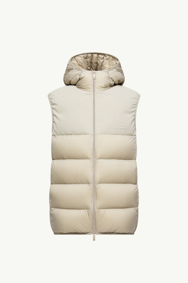 Bresse Hooded Down Gilet Men Light Beige Moncler 2