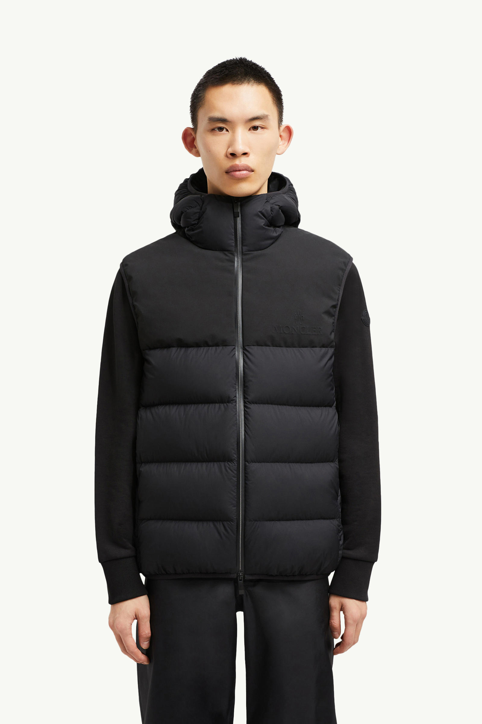 Bresse Hooded Down Gilet Men Black Moncler 3