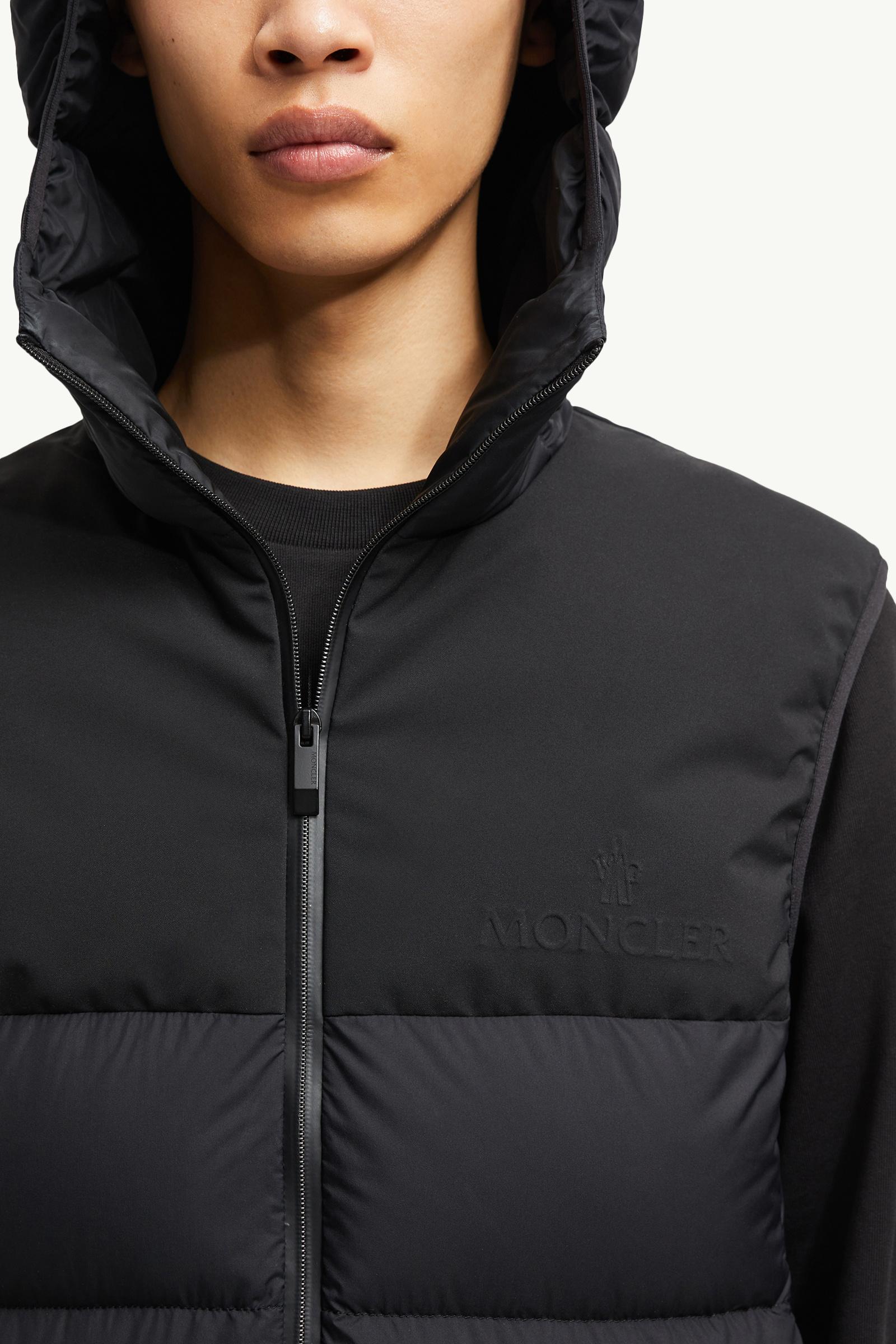 Black Bresse Hooded Down Vest - Vests for Men | Moncler US