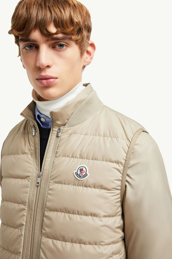 Verney kurze 3-in-1 Daunenjacke Herren Sand-Beige Moncler 1
