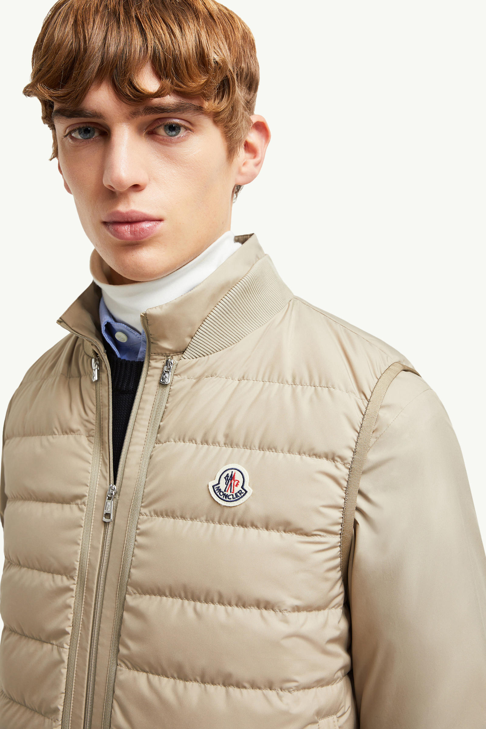 Verney男士三合一短款羽绒夹克外套 男士 砂米黄 Moncler 1