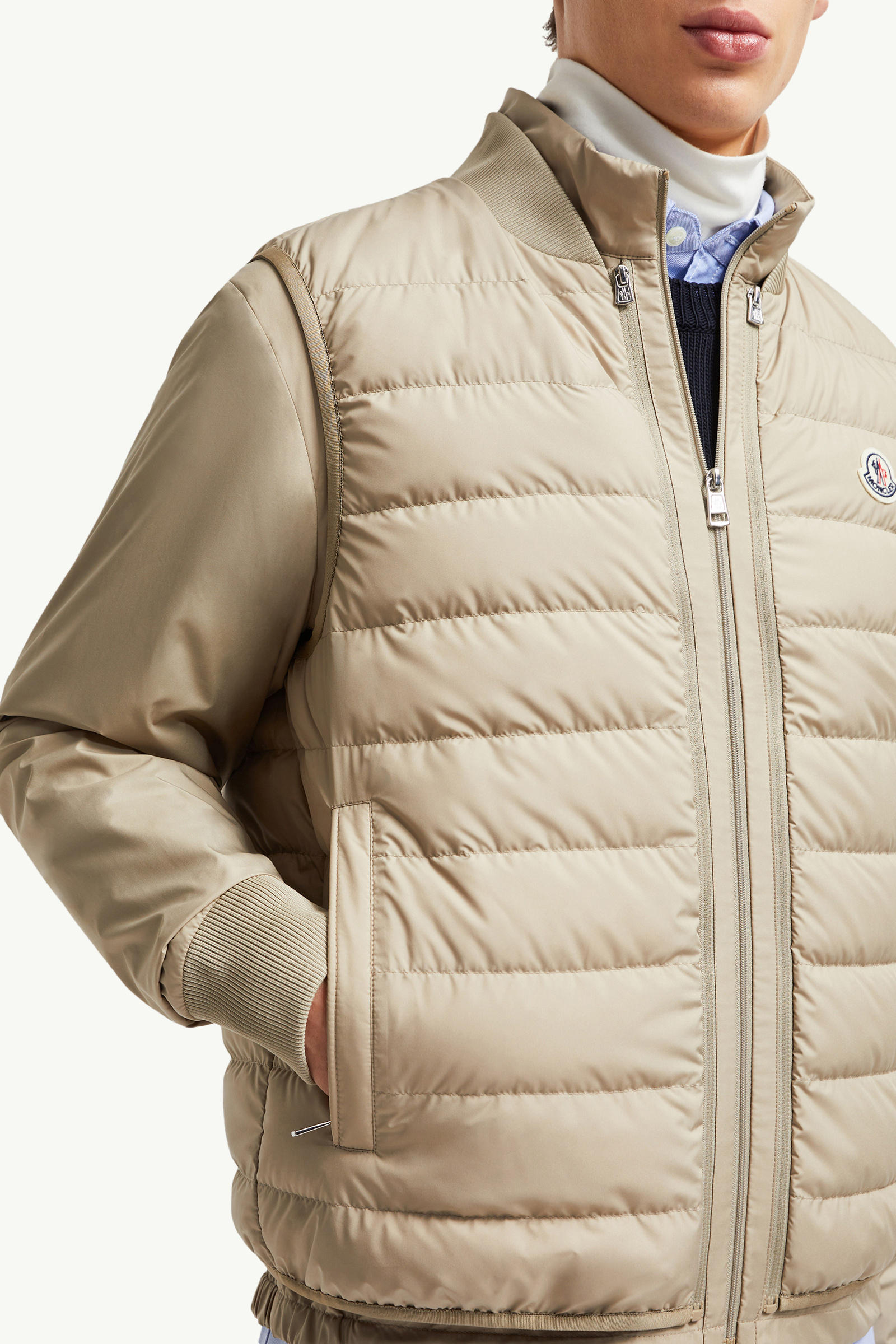 Verney男士三合一短款羽绒夹克外套 男士 砂米黄 Moncler 5
