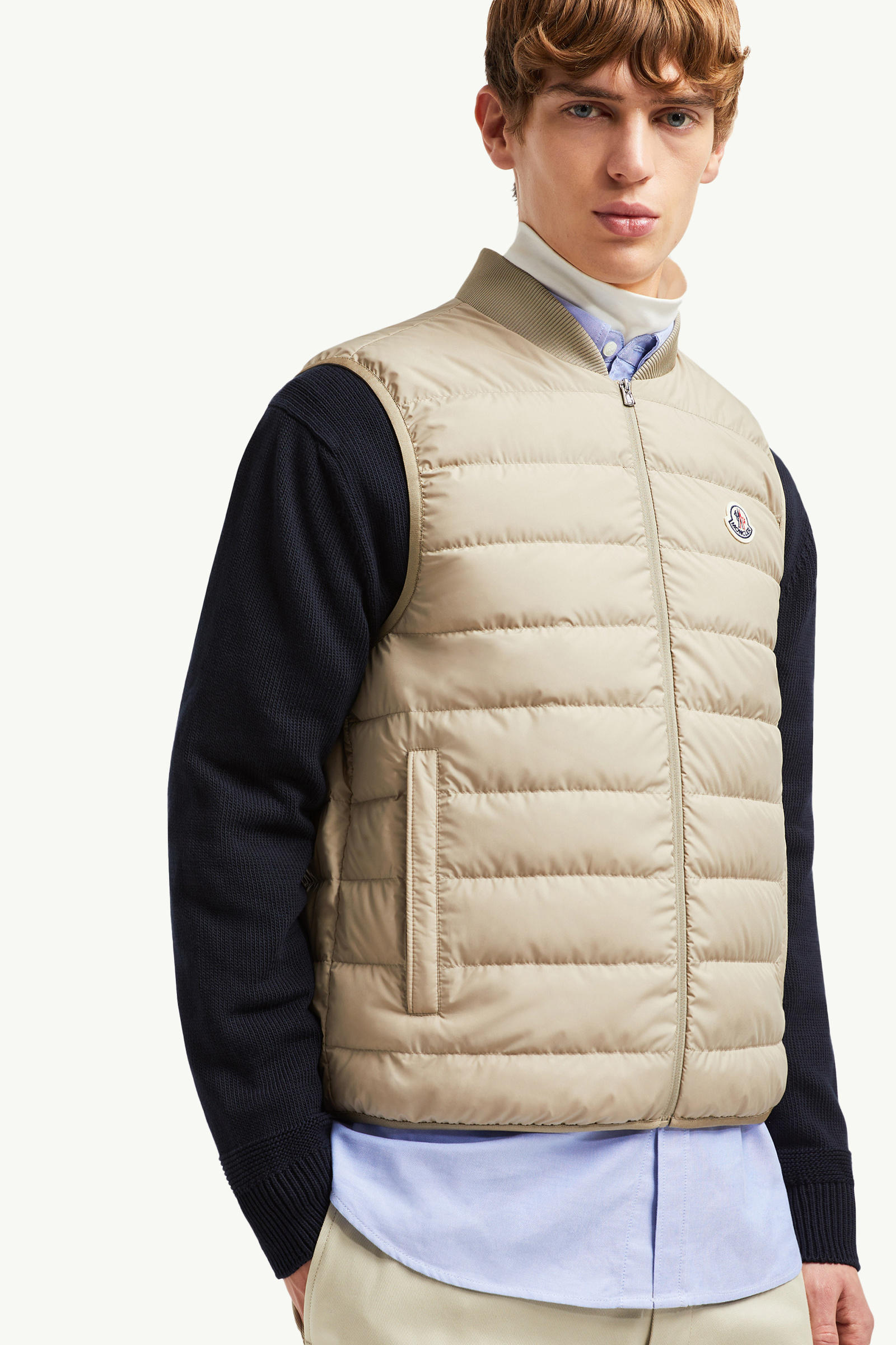 Verney男士三合一短款羽绒夹克外套 男士 砂米黄 Moncler 7