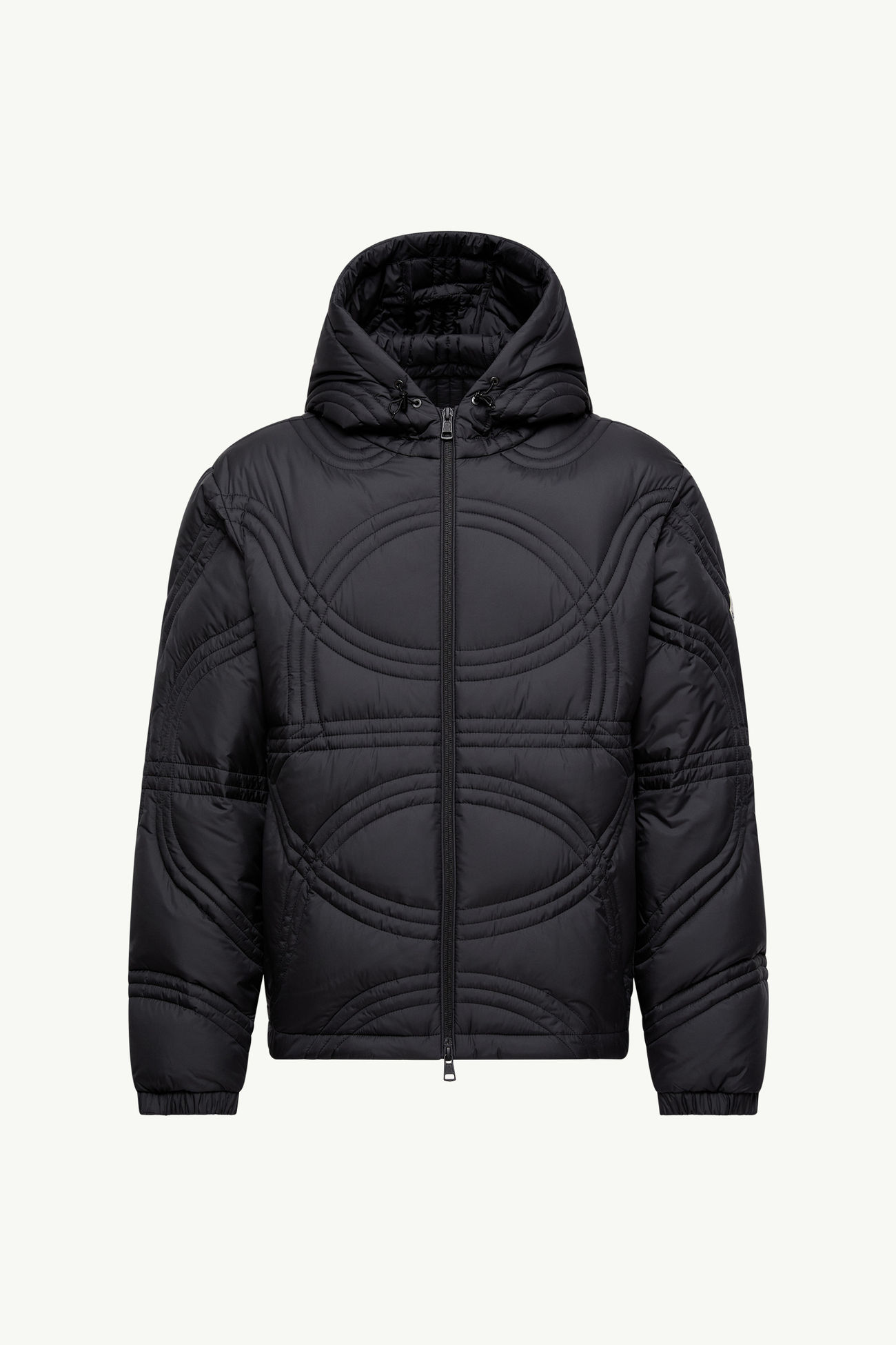 Doudoune courte à capuche Frans Hommes Noir Moncler 2
