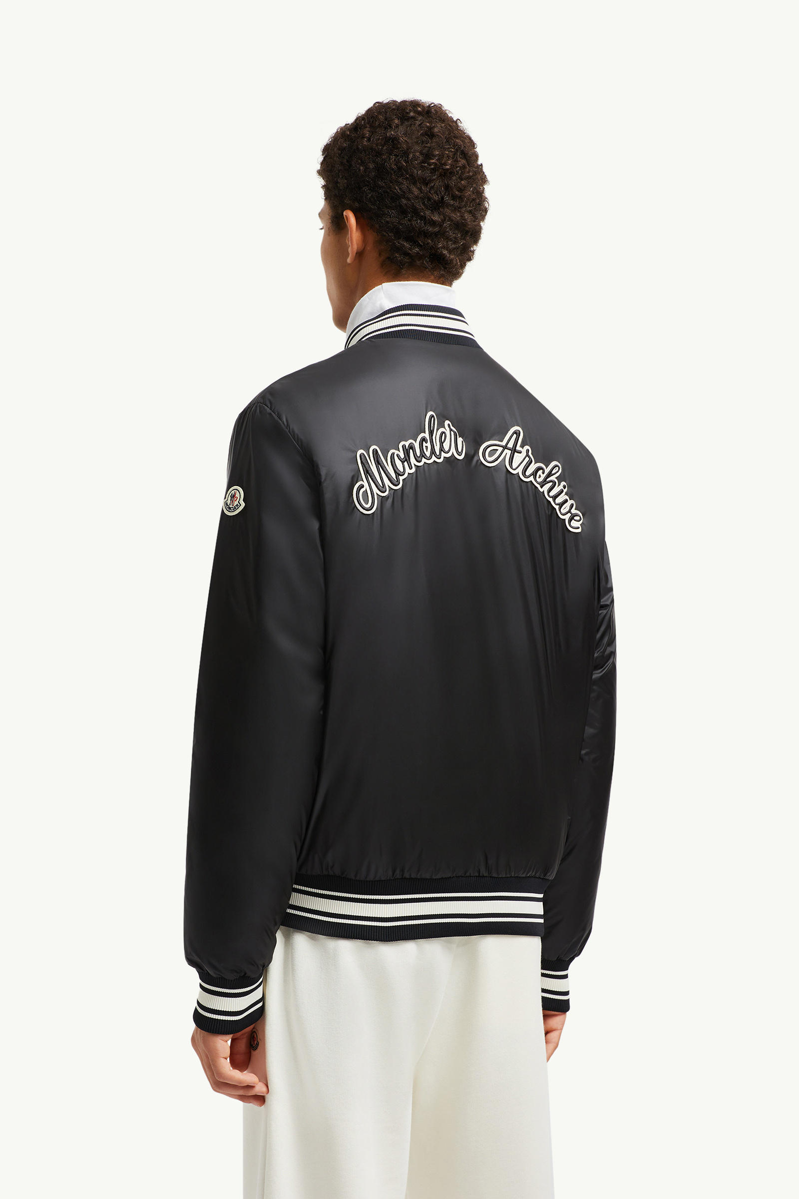 Bouchet Reversible Down Varsity Jacket Men Black Moncler 4