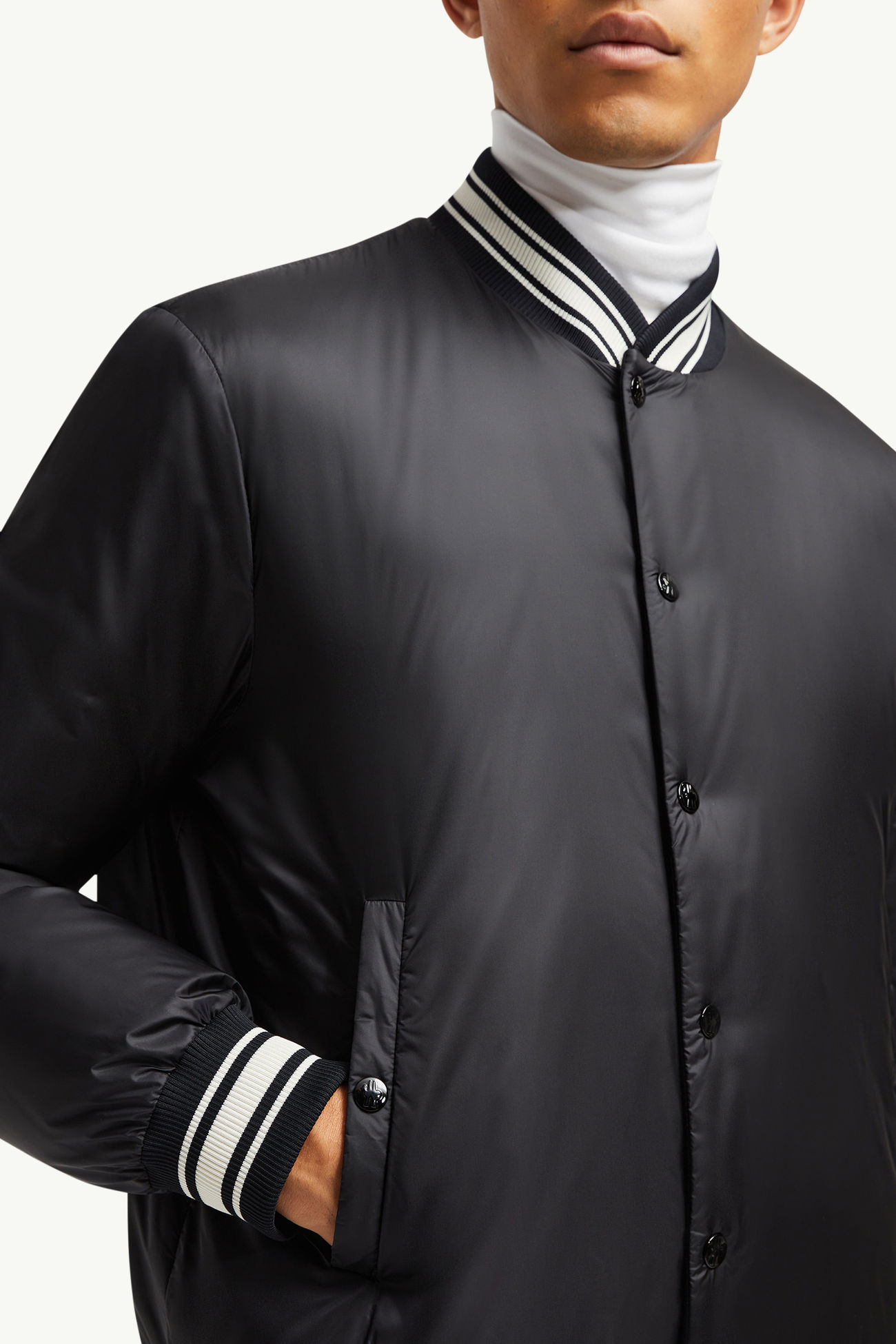 Bouchet Reversible Down Varsity Jacket Men Black Moncler 5