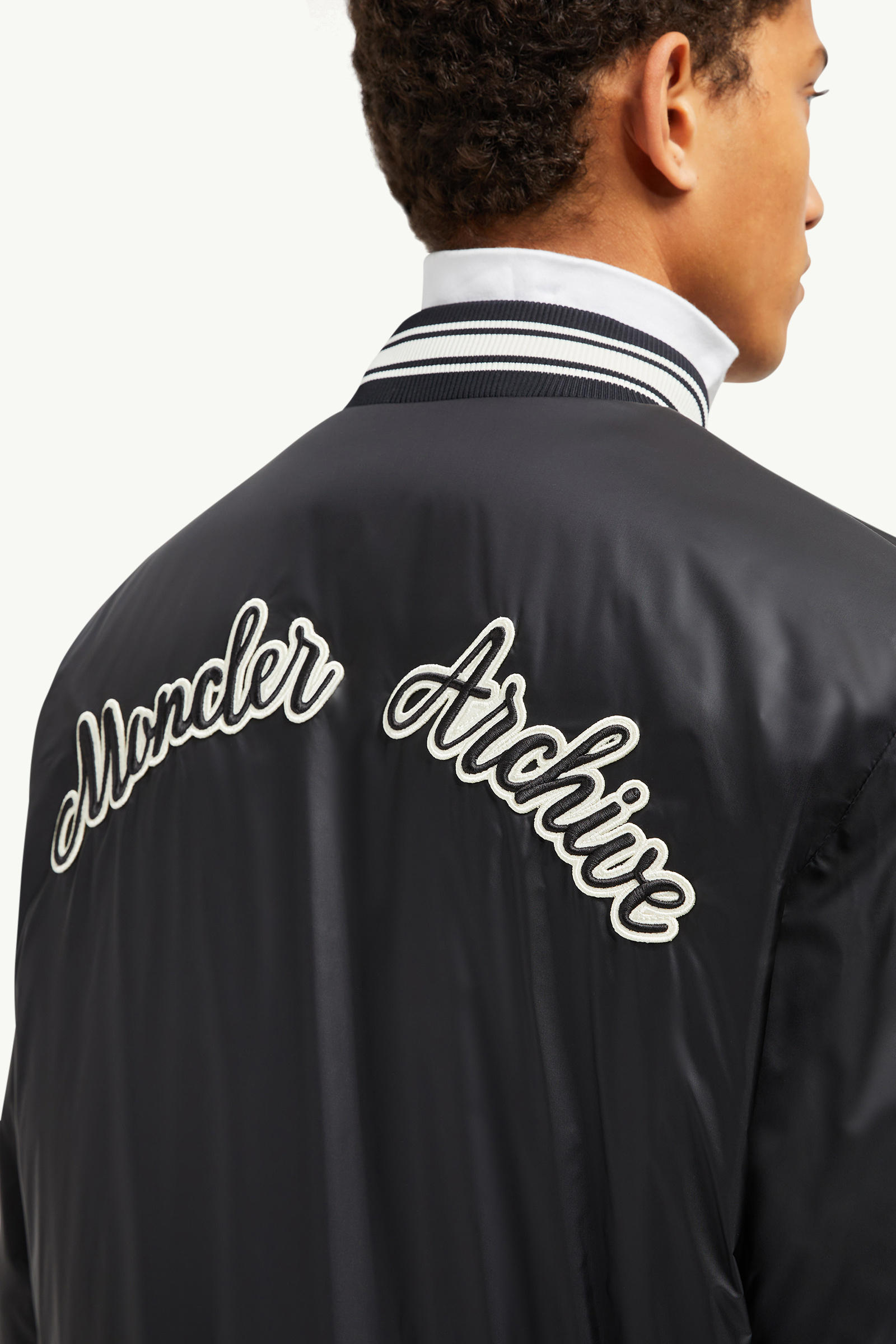 Bouchet Reversible Down Varsity Jacket Men Black Moncler 6