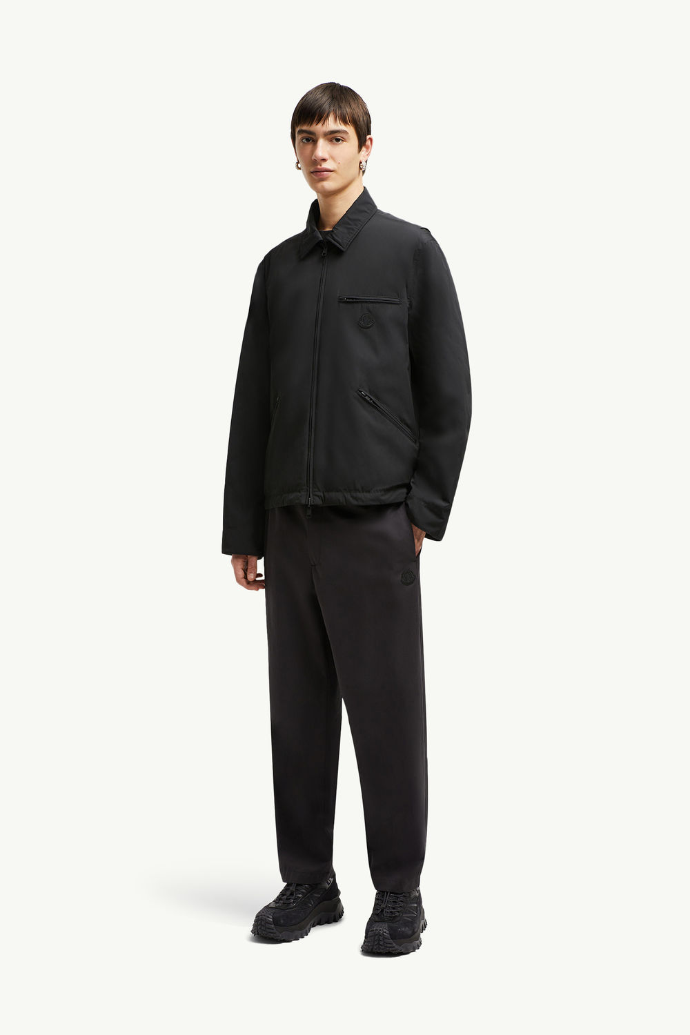 Cidone Reversible Down Shirt Jacket Men Black Moncler 0