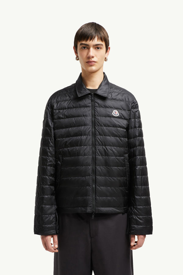 Cidone Reversible Down Shirt Jacket Men Black Moncler 3