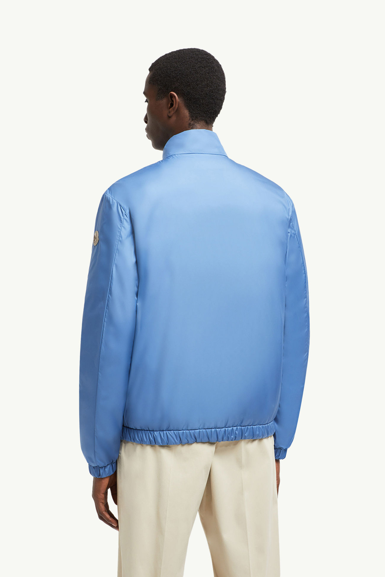 Berreショートダウンジャケット メンズ ライトブルー Moncler 4