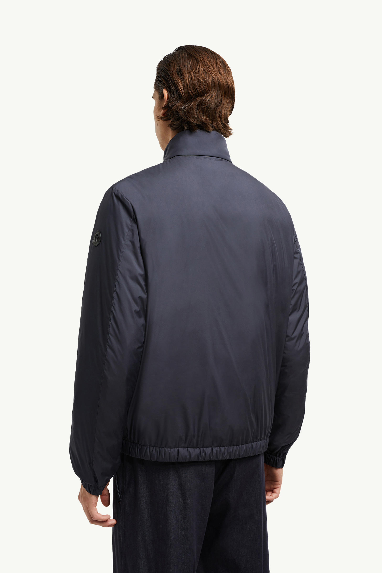 Berre Short Down Jacket Men Dark Blue Moncler 4