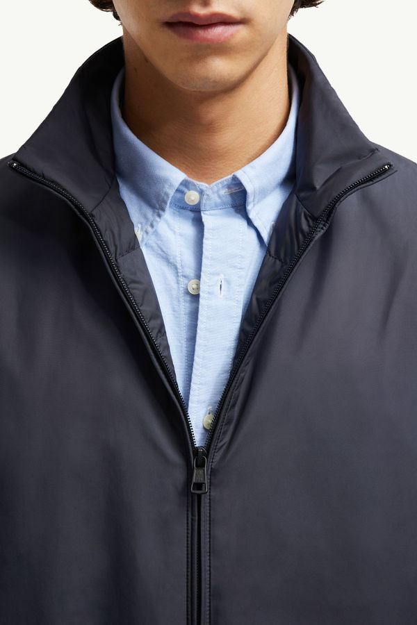 Berre Short Down Jacket Men Dark Blue Moncler 6
