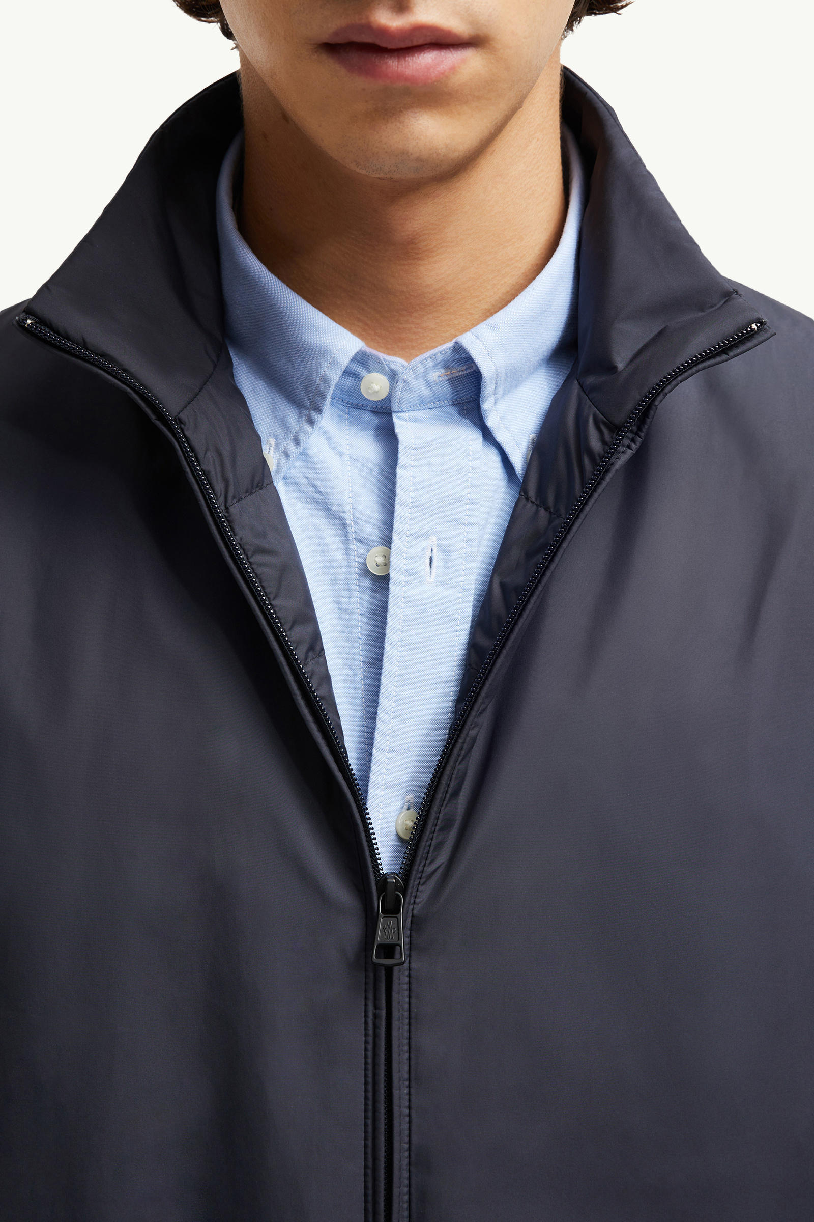 Berre Short Down Jacket Men Dark Blue Moncler 6