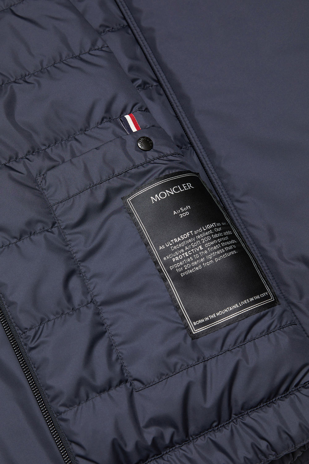 Berre Short Down Jacket Men Dark Blue Moncler 8