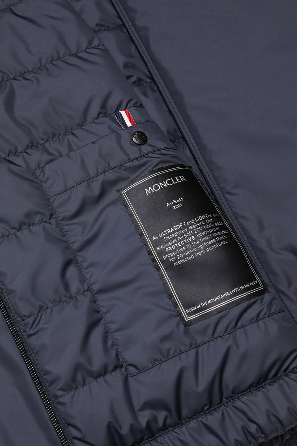 Berre Short Down Jacket Men Dark Blue Moncler 8
