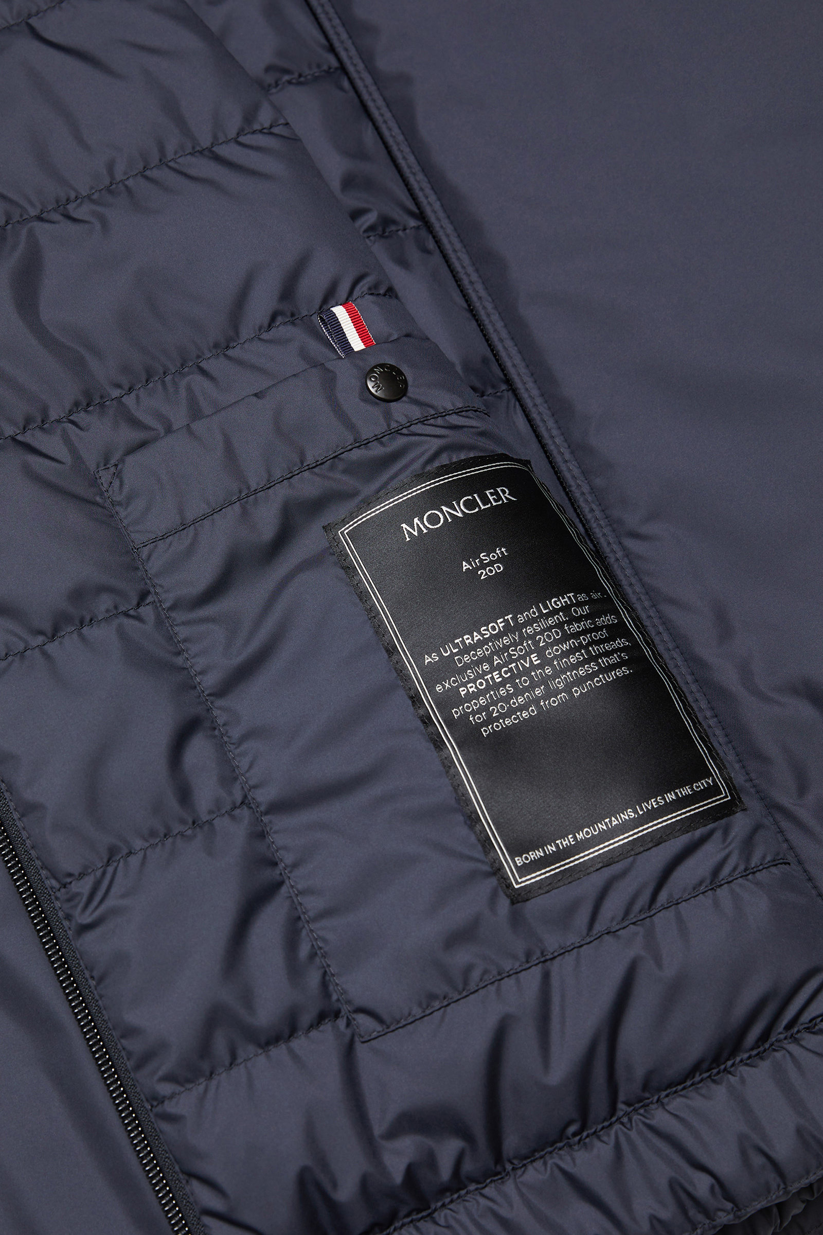 Berre Short Down Jacket Men Dark Blue Moncler 8