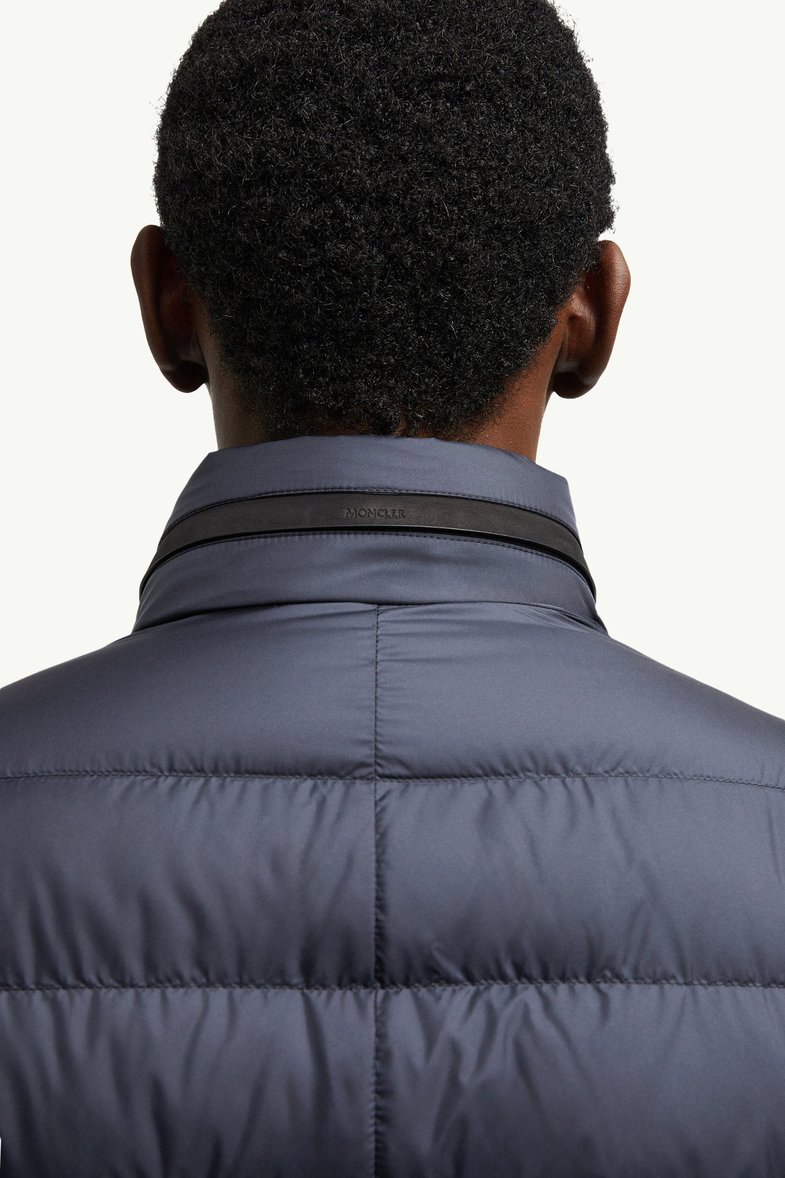 Carrelet男士皮革饰边羽绒外套 男士 海军蓝色 Moncler 8