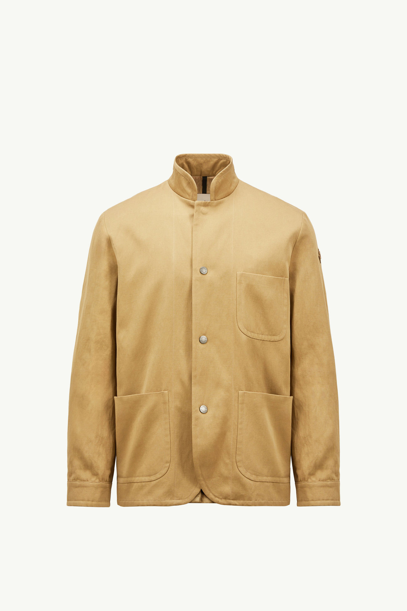 Jouere Cotton & Linen Shirt Jacket Beige Moncler 2