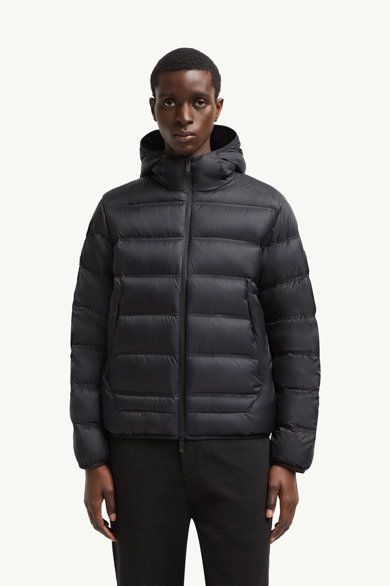 Black Gardy Hooded Short Down Jacket - Short Down Jackets