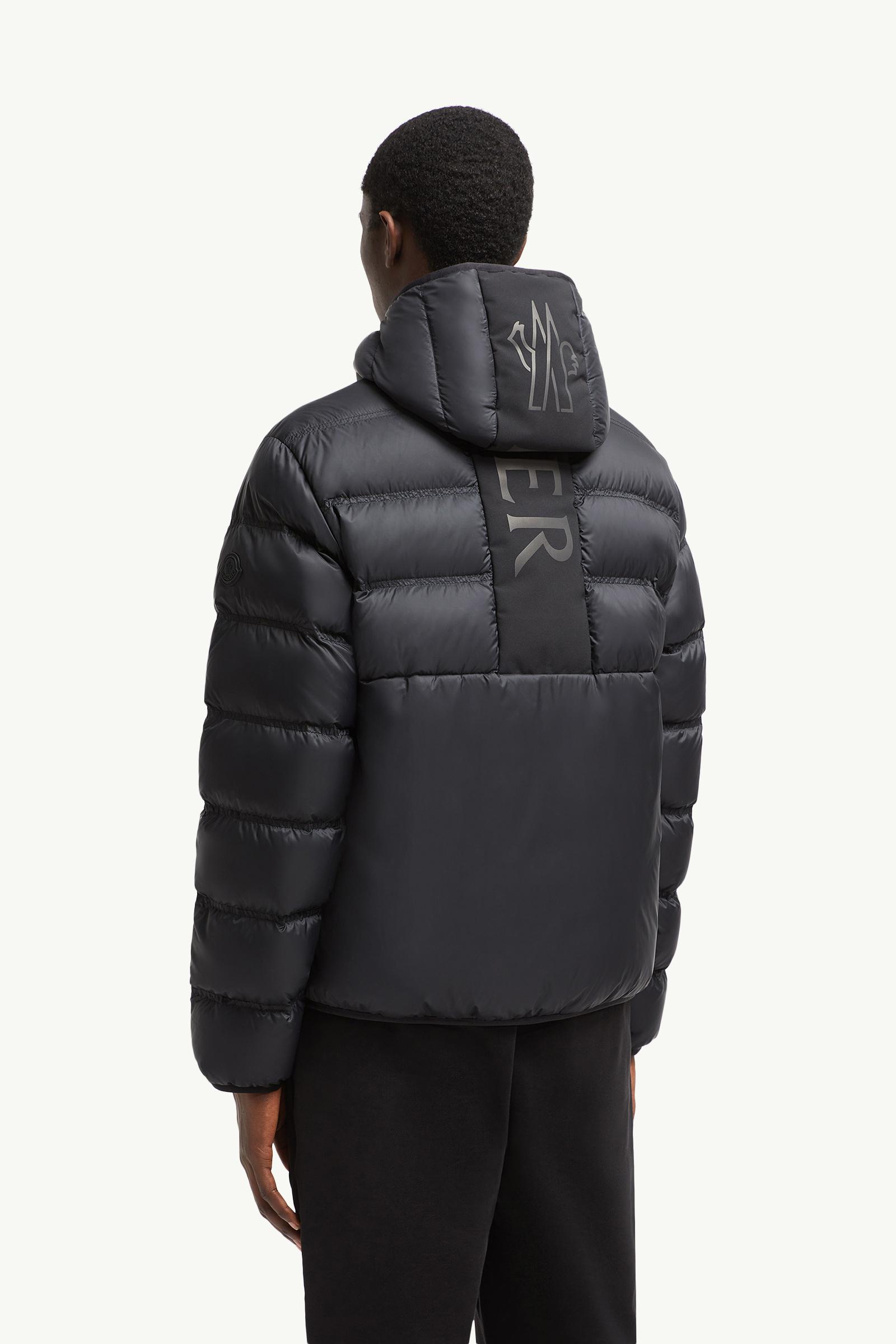 Black Gardy Hooded Short Down Jacket - Short Down Jackets