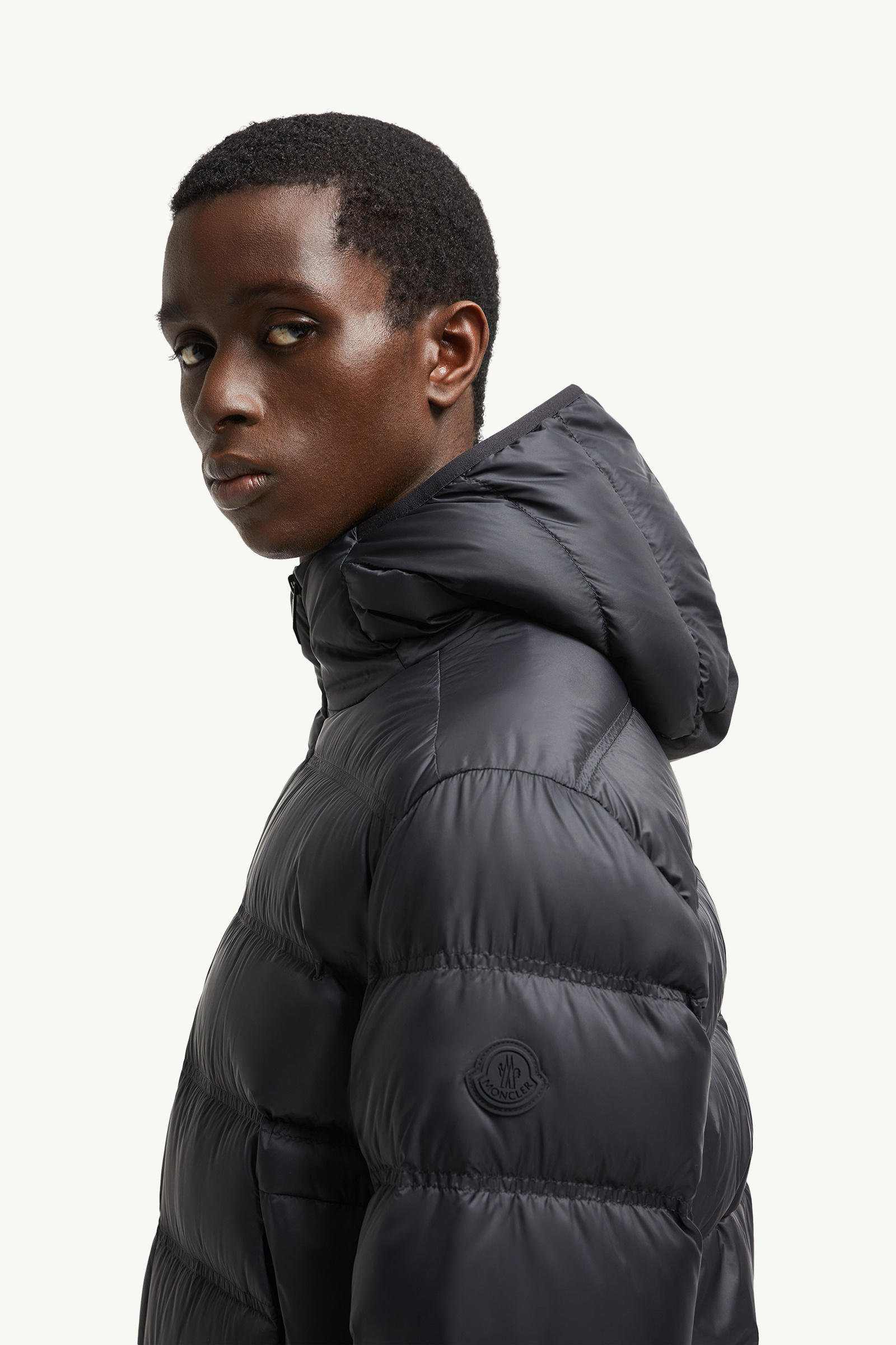 Gardy Hooded Short Down Jacket Men Black Moncler 8