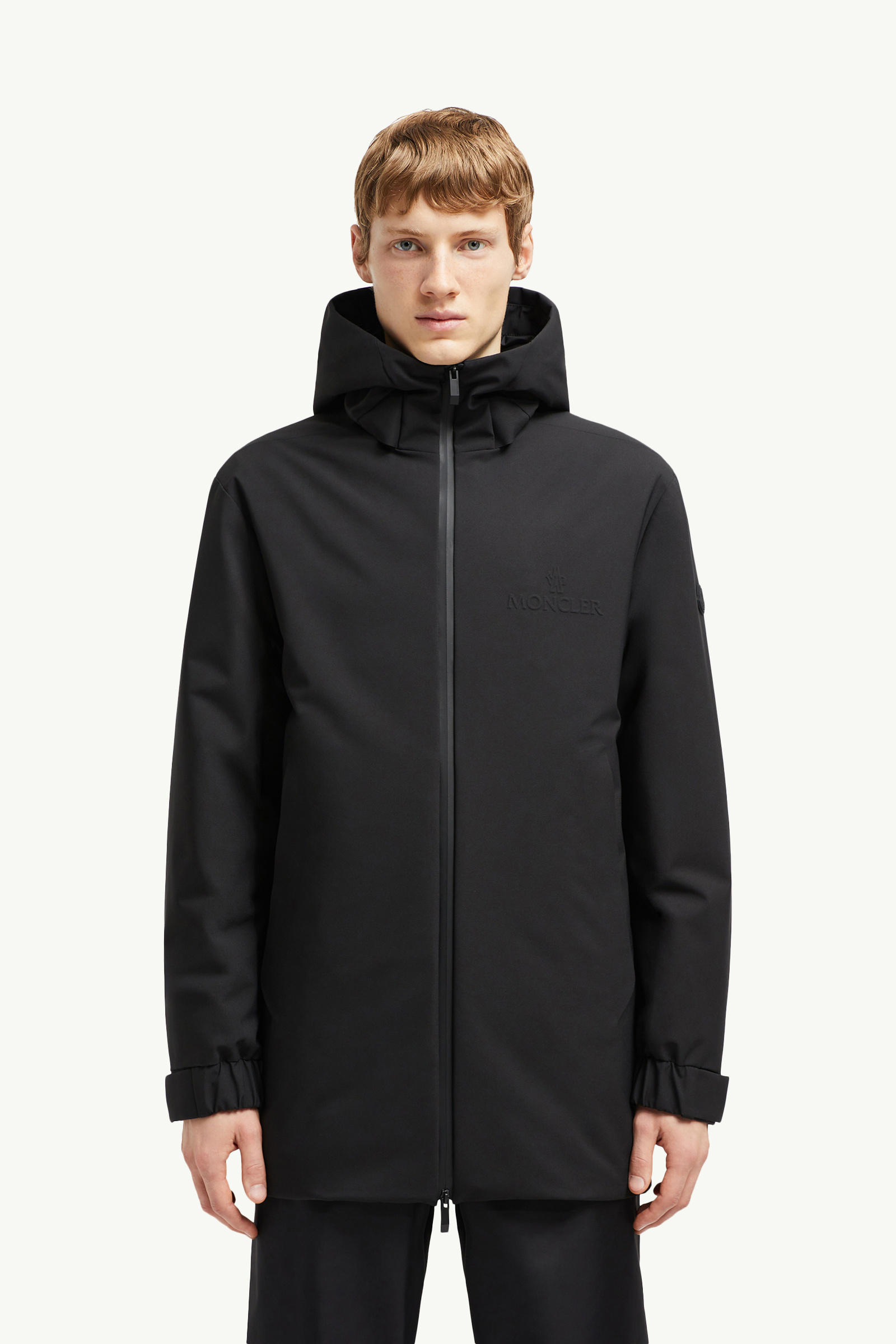 Dard Hooded Down Parka Coat Men Black Moncler 3