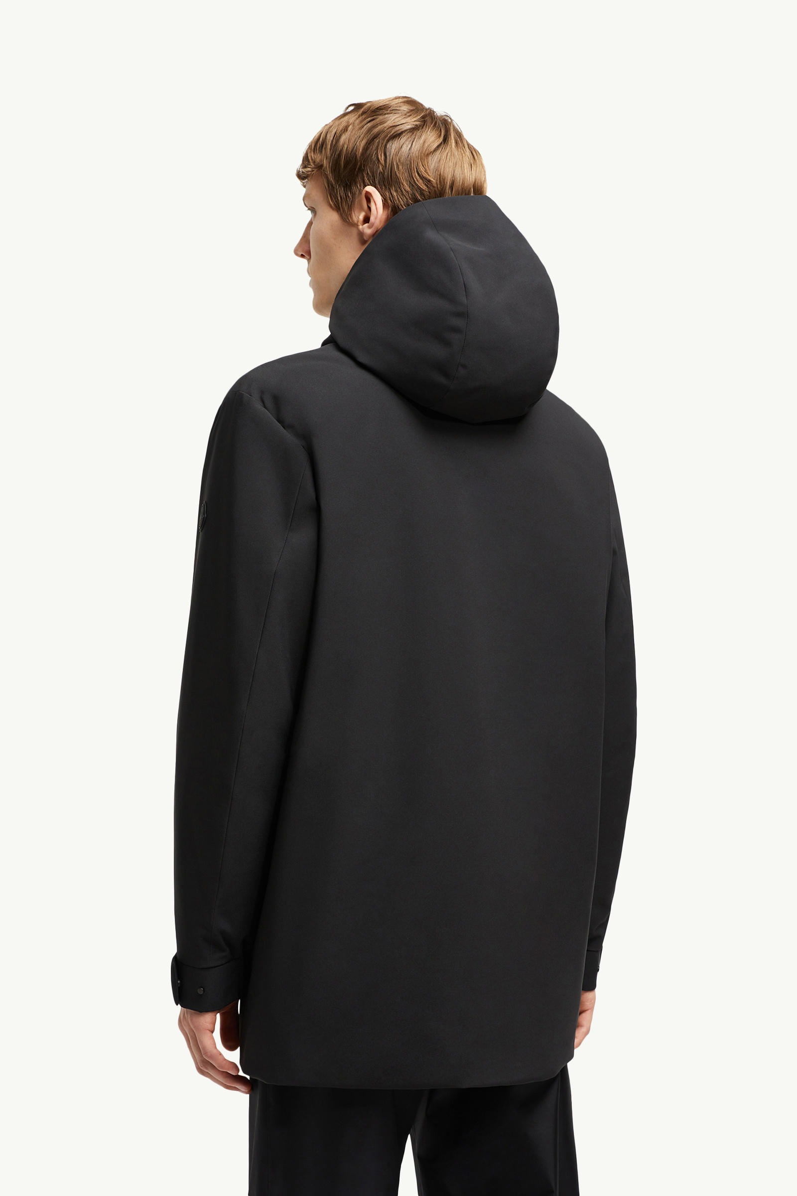 Dard Hooded Down Parka Coat Men Black Moncler 4