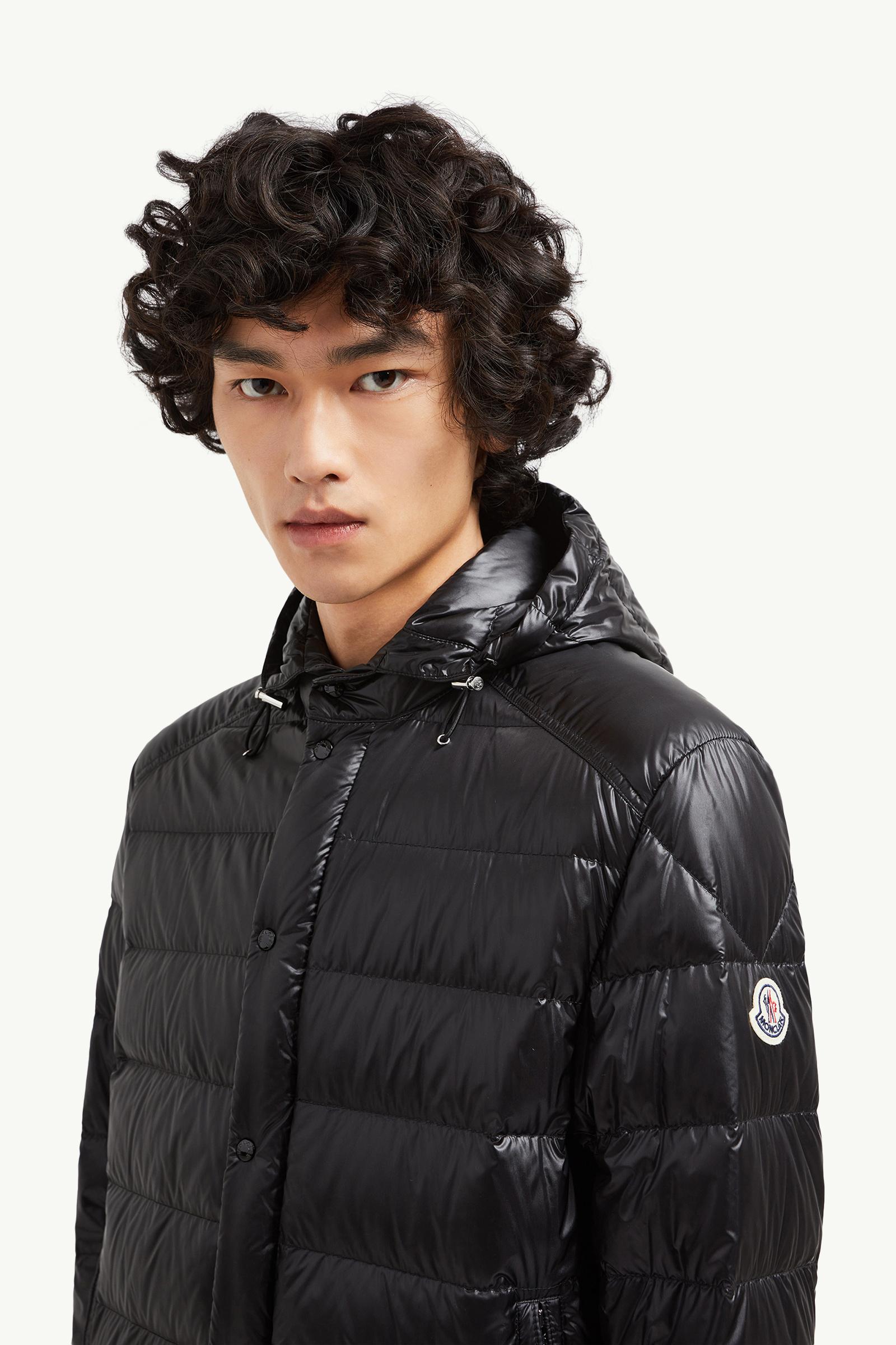 Gliere Hooded Short Down Jacket Men Black Moncler 1