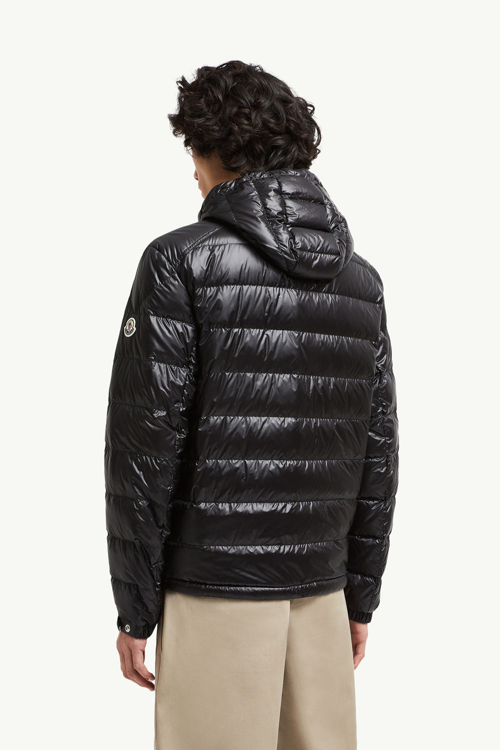 Gliere Hooded Short Down Jacket Men Black Moncler 4