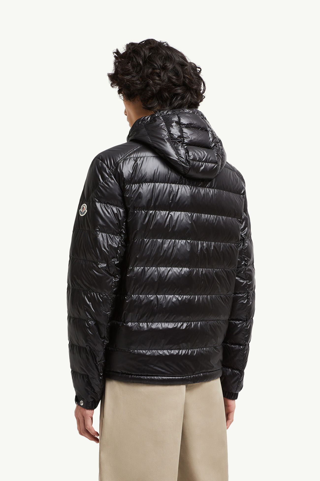 Gliere Hooded Short Down Jacket Men Black Moncler 4