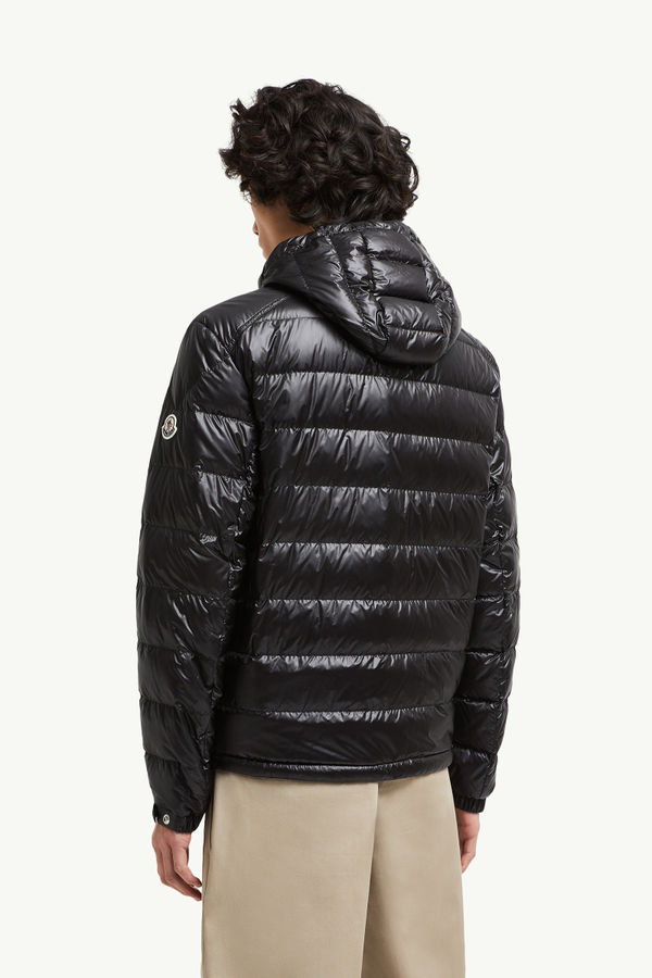 Gliere Hooded Short Down Jacket Men Black Moncler 4