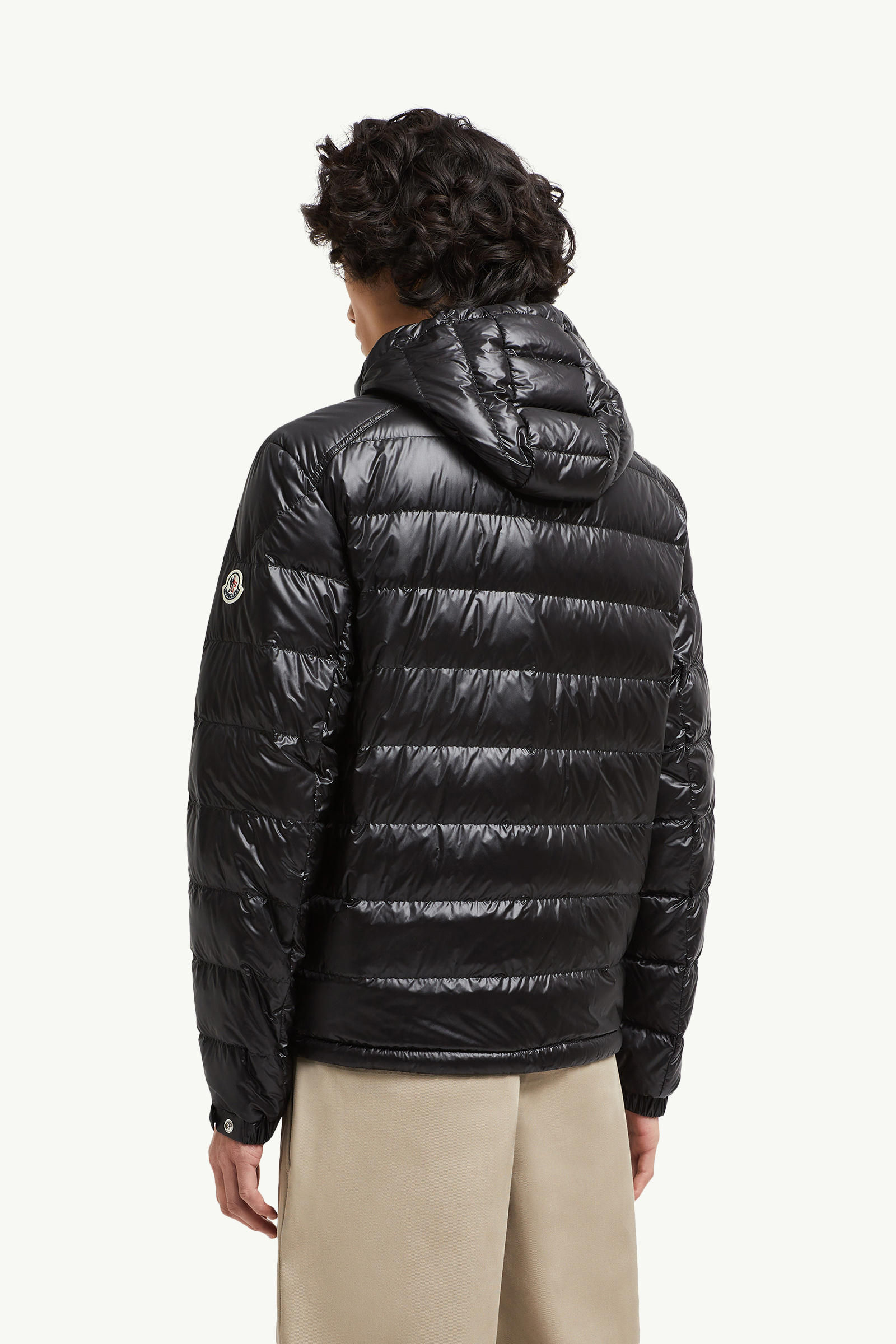Gliere Hooded Short Down Jacket Men Black Moncler 4