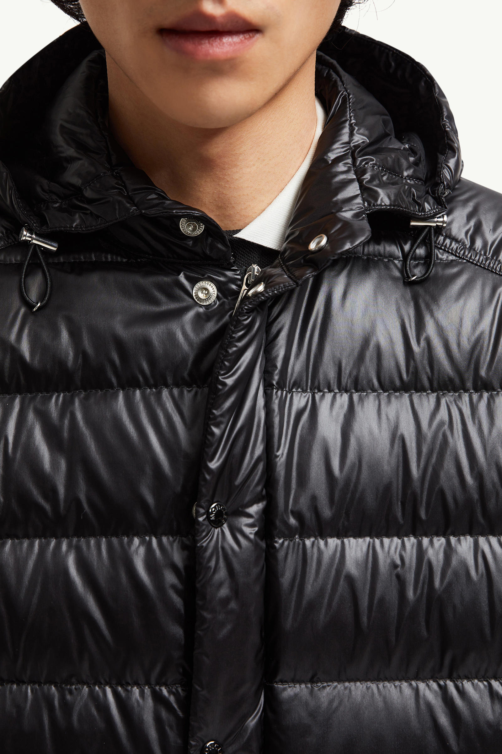 Gliere Hooded Short Down Jacket Men Black Moncler 6