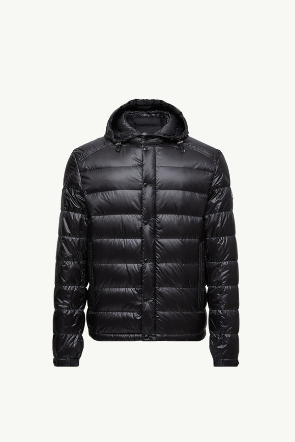 Gliere Hooded Short Down Jacket Men Black Moncler 2