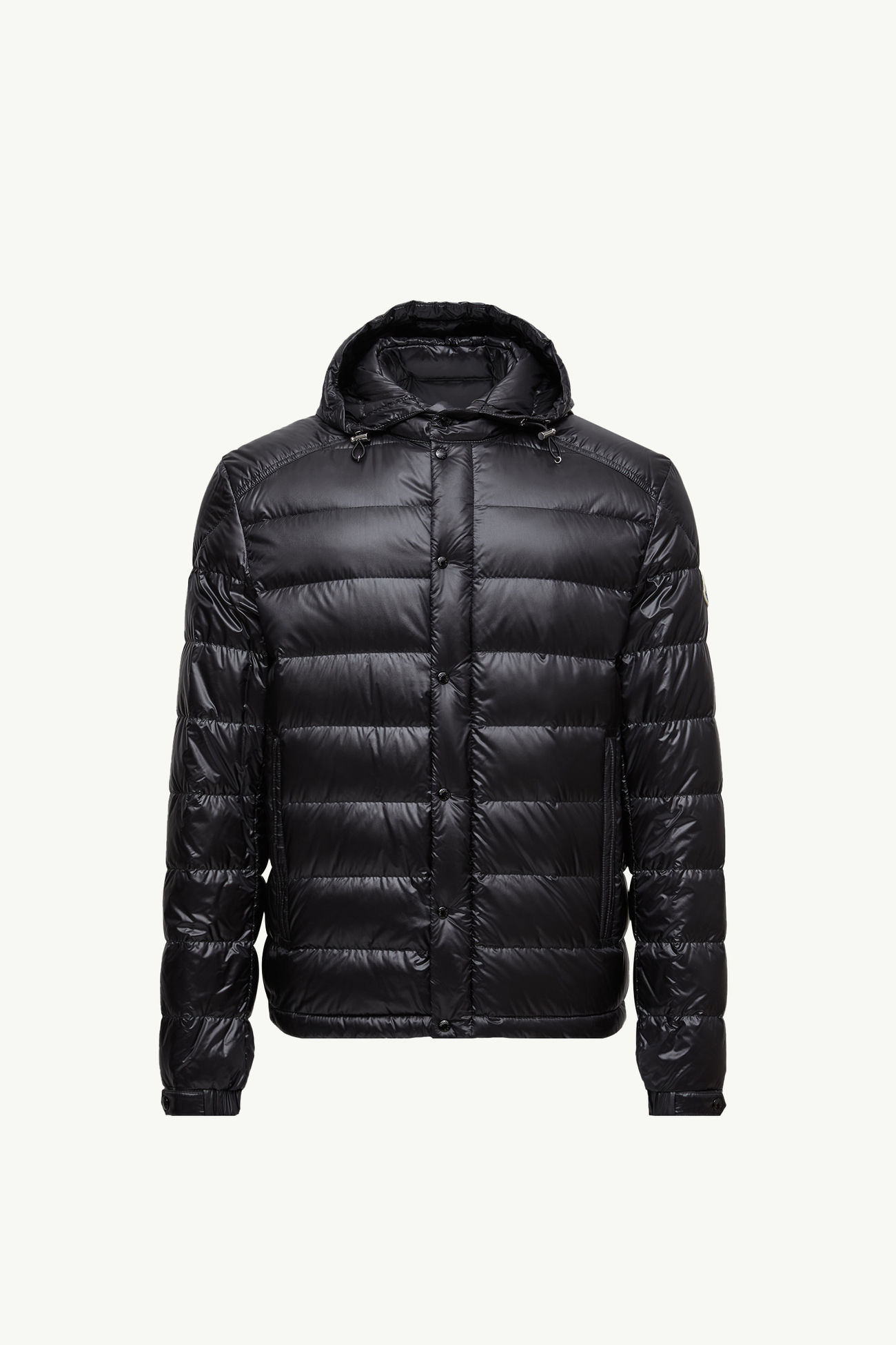 Gliere kurze Daunenjacke mit Kapuze Herren Schwarz Moncler 2