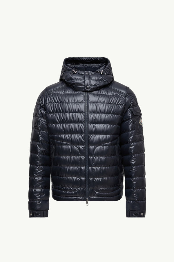 Lauros kurze Daunenjacke mit Kapuze Herren Nachtblau Moncler 2