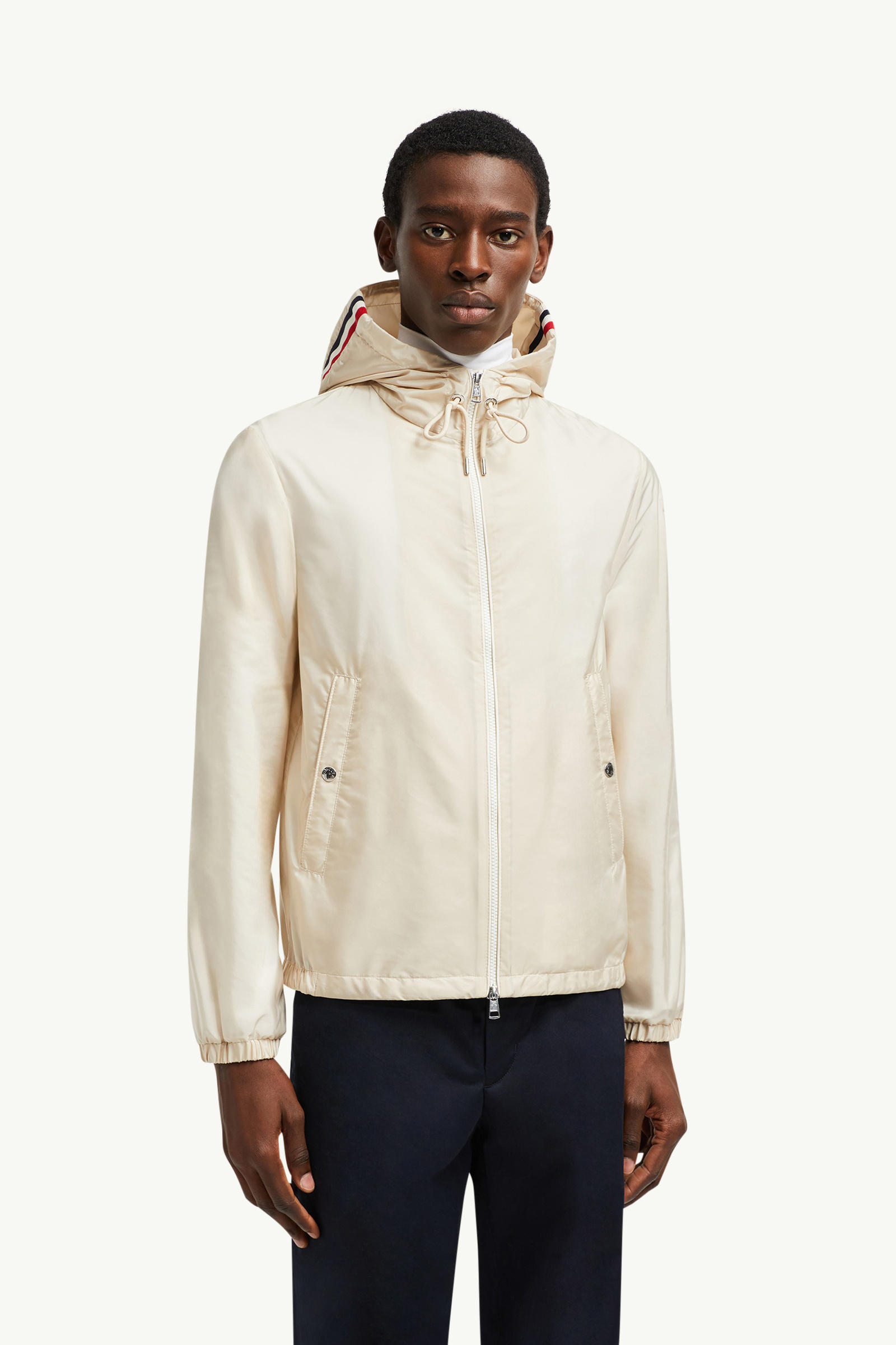 Grimpeurs Hooded Windbreaker Men Light Beige Moncler 3