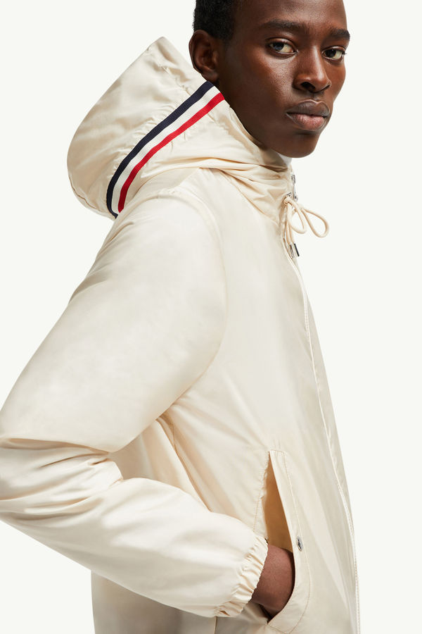 Grimpeurs Hooded Windbreaker Men Light Beige Moncler 5