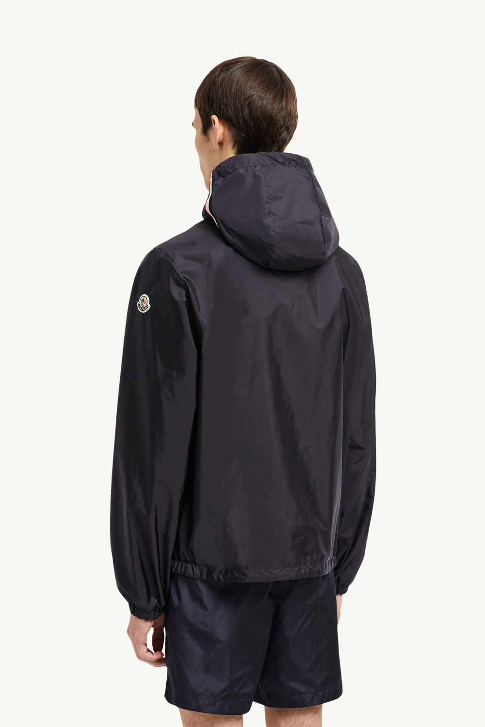 Grimpeurs Hooded Windbreaker Men Navy Blue Moncler 4