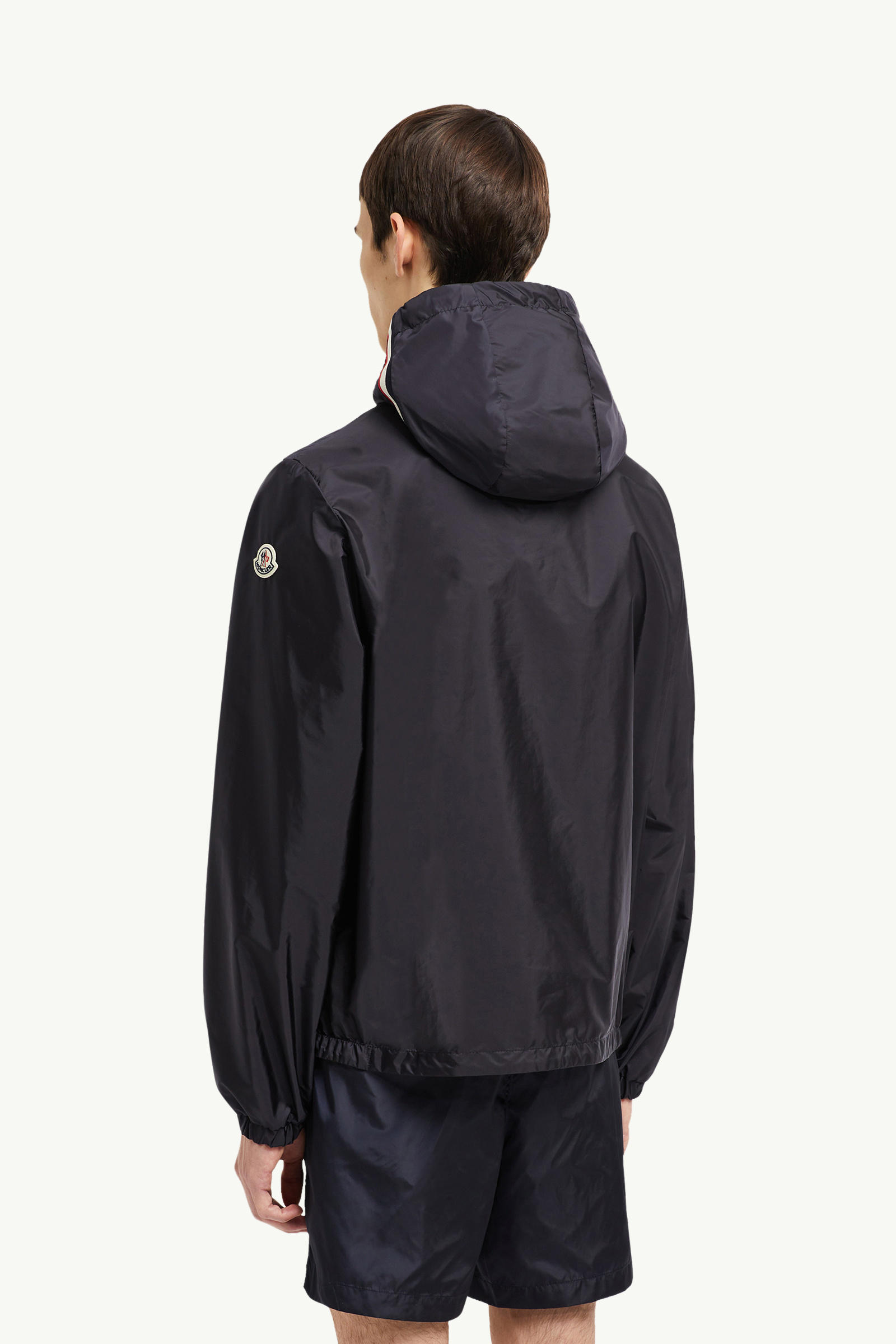 Grimpeurs Hooded Windbreaker Men Navy Blue Moncler 4