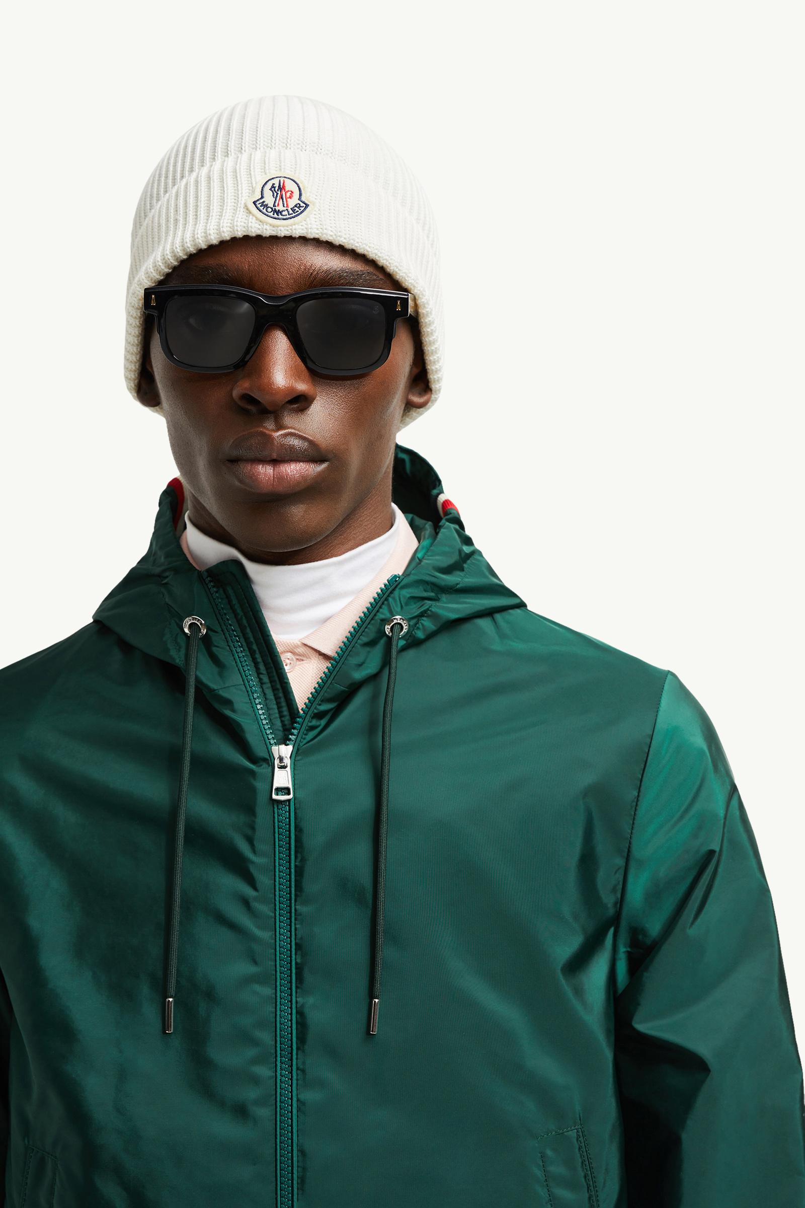 Grimpeurs Hooded Windbreaker Men Emerald Green Moncler 1