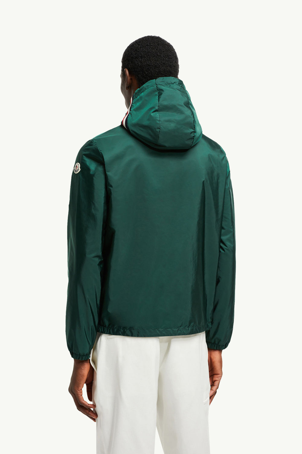 Grimpeurs Hooded Windbreaker Men Emerald Green Moncler 4