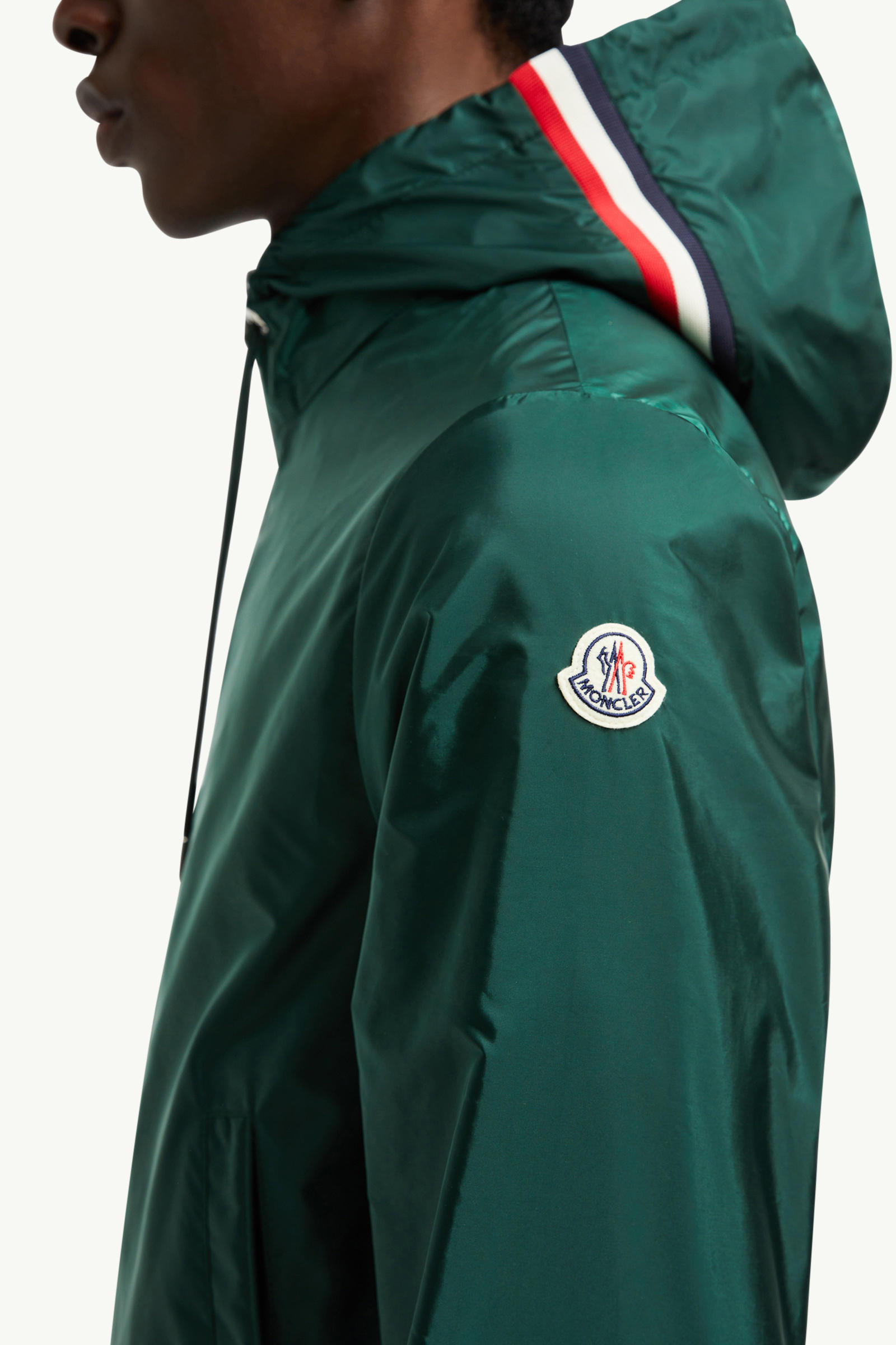 Grimpeurs Hooded Windbreaker Men Emerald Green Moncler 6