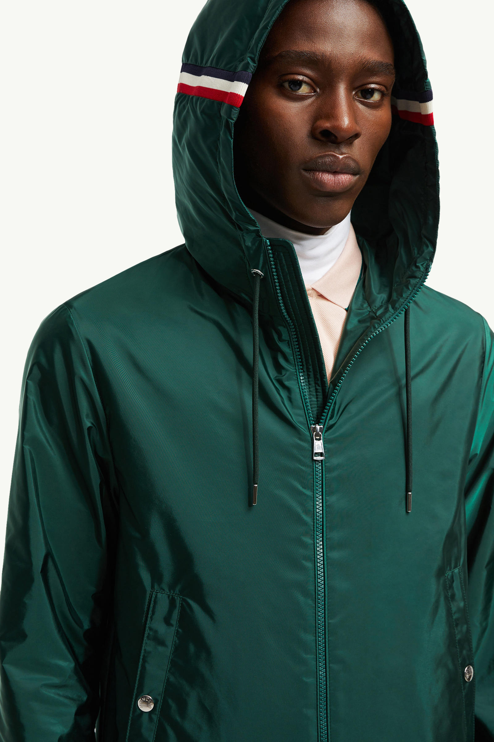 Grimpeurs Hooded Windbreaker Men Emerald Green Moncler 7