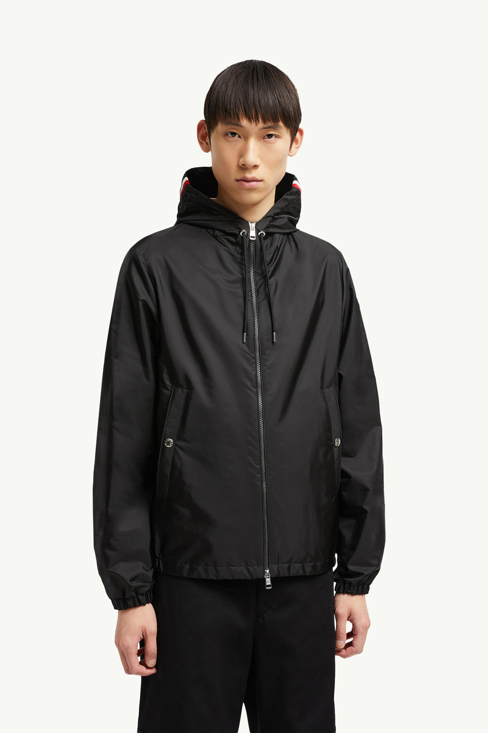 Grimpeurs男士连帽夹克外套 男士 黑色 Moncler 3