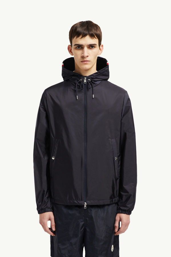 Grimpeurs Hooded Windbreaker Men Navy Blue Moncler 3