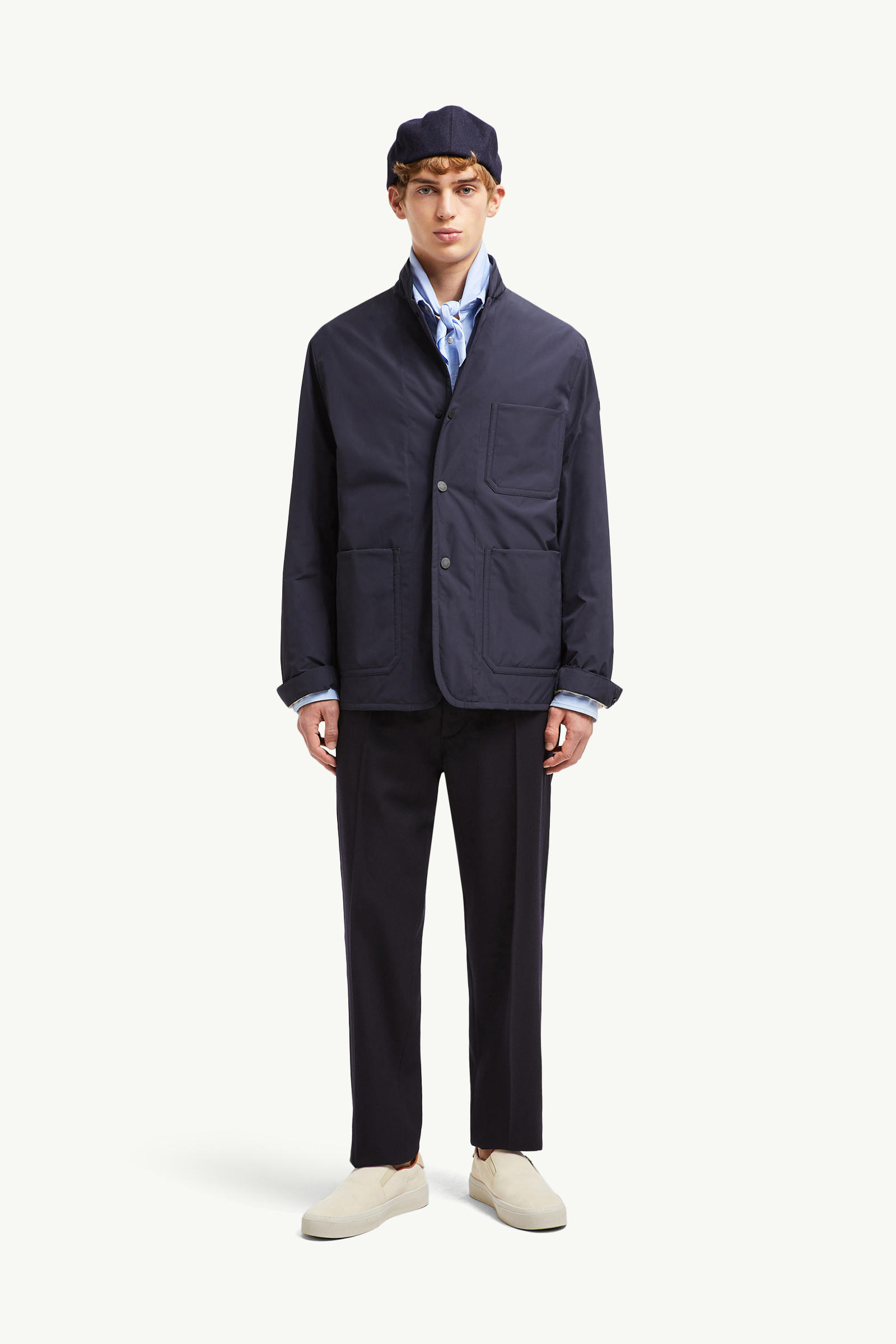 Doudoune-chemise Monges Hommes Bleu marine Moncler 0