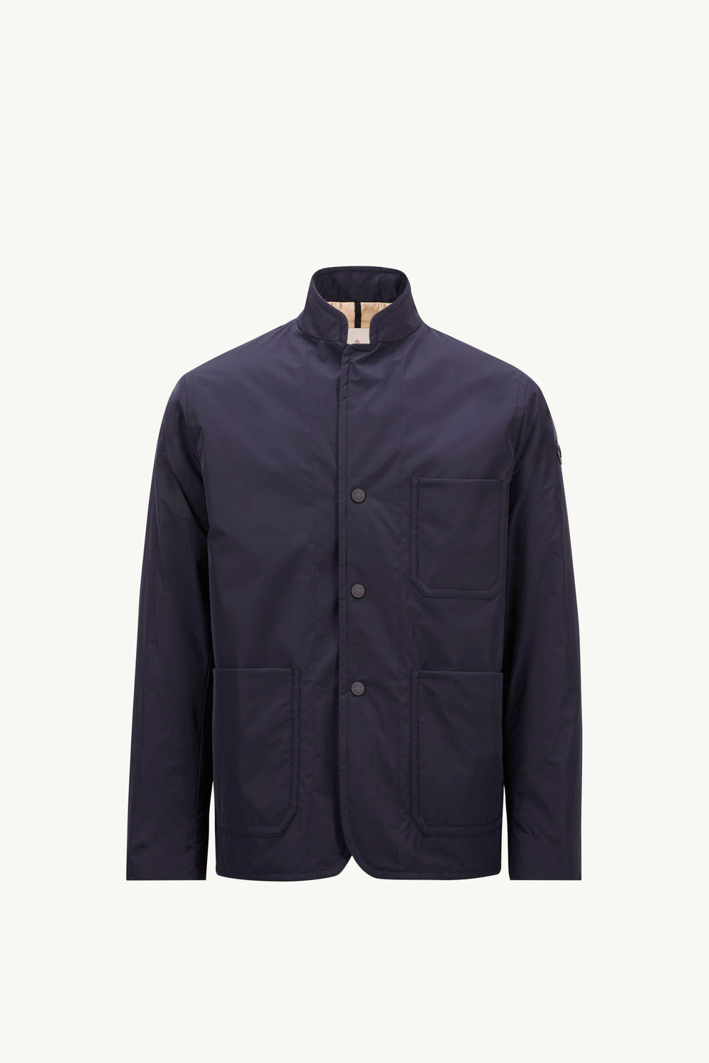 Monges Down Shirt Jacket Men Navy Blue Moncler 2